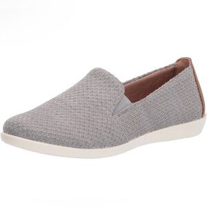 Lifestride Comfort Shoes Sz 9.5‎ Next Level Gray Knit Slip On Flats